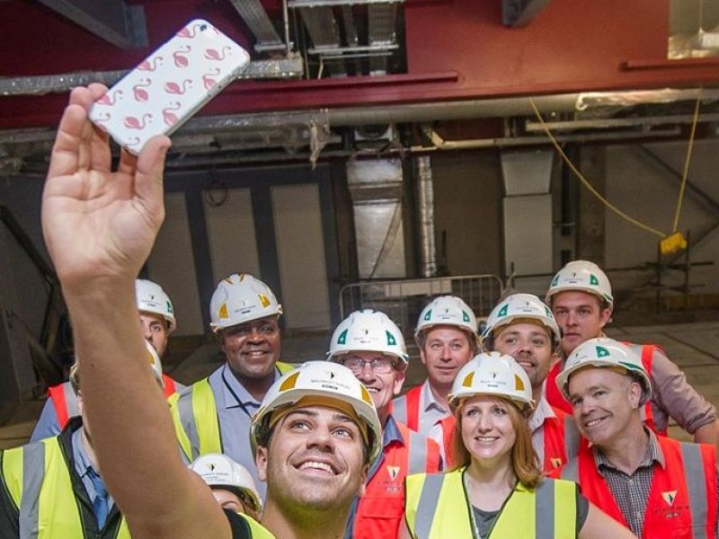 Doors open to construction!