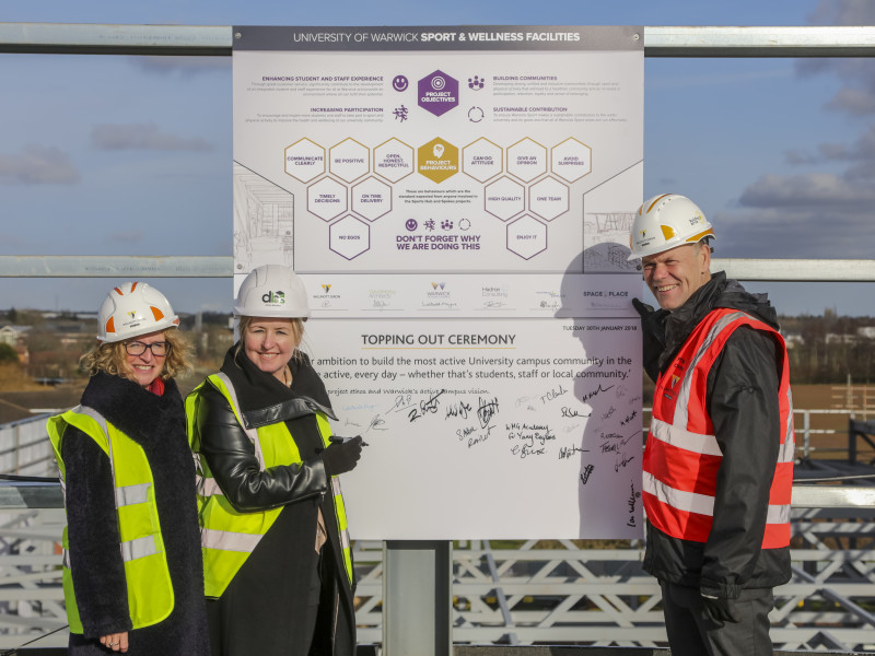 Celebrations as state-of-the-art sports hub nears completion