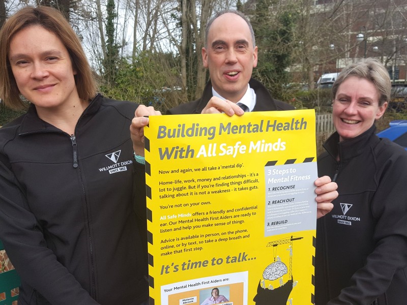 Willmott Dixon launches Mental Health First Aider initiative