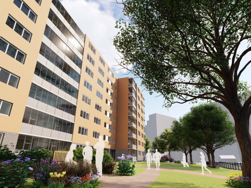 Canon Green Court in Salford