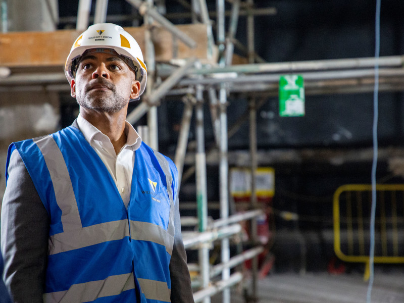 Bristol Mayor checks out Willmott Dixon’s transformation of city landmark 