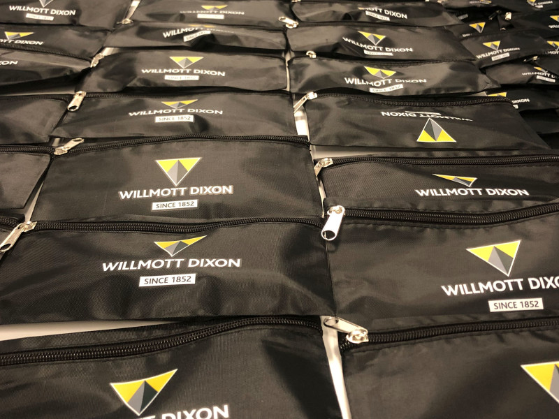 Willmott Dixon team diverts stationery kits to children 