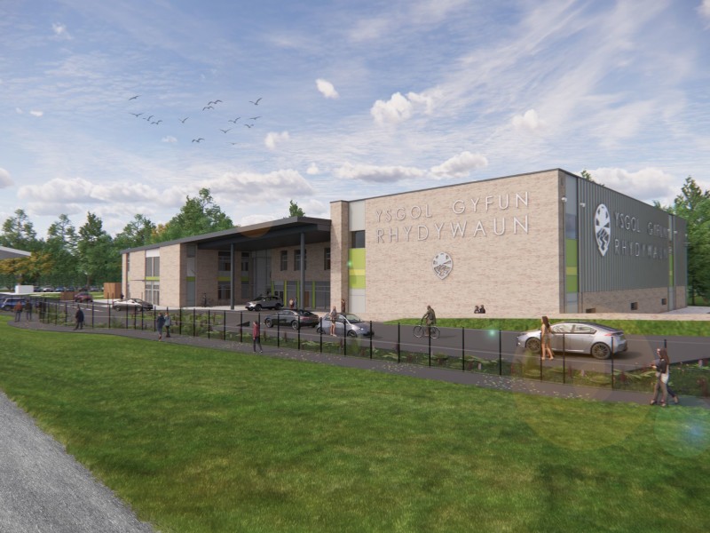 Willmott Dixon appointed for £12m Ysgol Rhydywaun school and community facilities