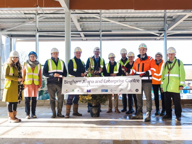 Willmott Dixon tops out at £16m low-carbon leisure centre