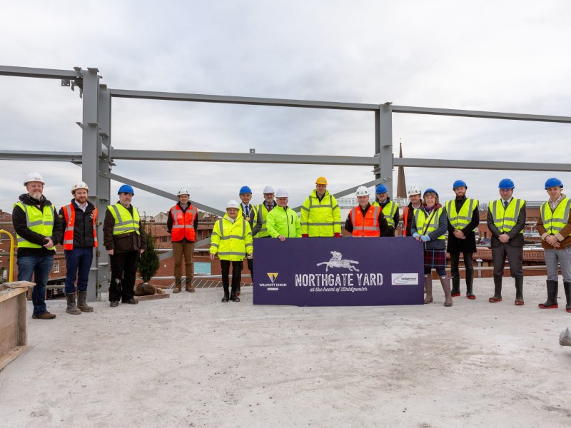Northgate Yard celebrates topping out milestone