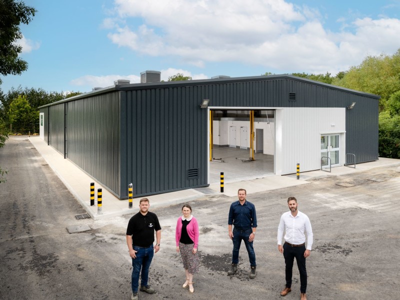 North Kent College motor vehicle workshop at Hadlow College