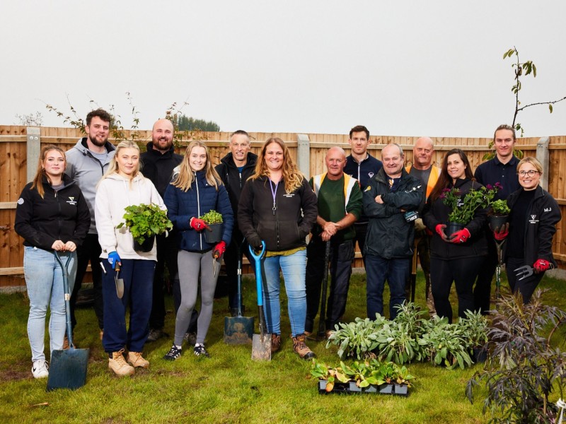 Lincolnshire women’s aid charity receives garden makeover thanks to Willmott Dixon