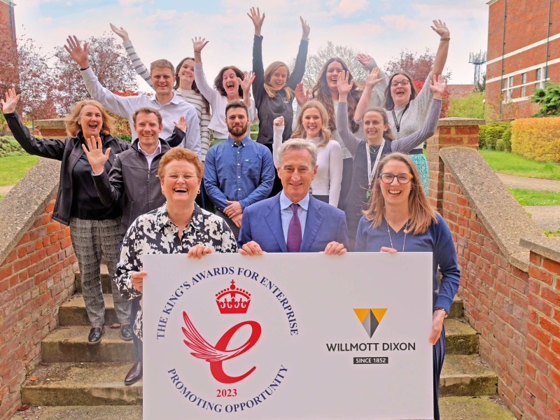 Willmott Dixon wins top accolade in first ever King’s Awards for Enterprise