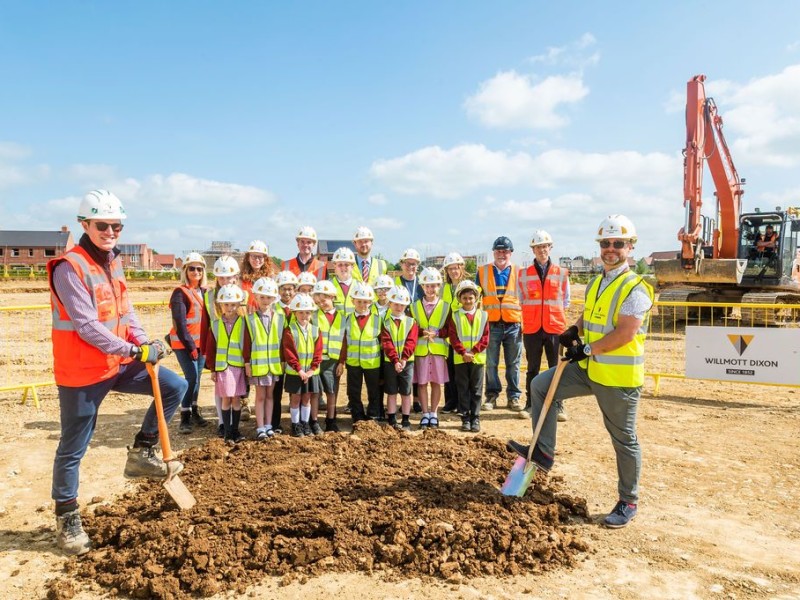 Expansion of Bicester's oldest school starts on site