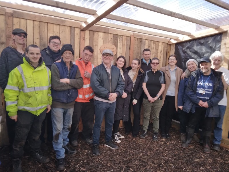 Volunteers celebrate new Rochdale workshop that brings together community