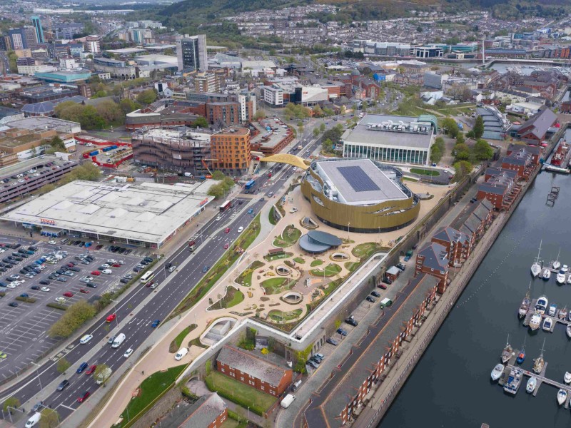 Willmott Dixon to complete unfinished work at Swansea’s Copr Bay district