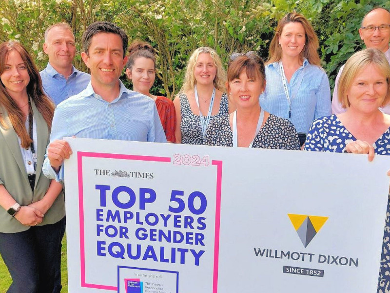 Willmott Dixon listed as one of top 50 best employers for gender equality