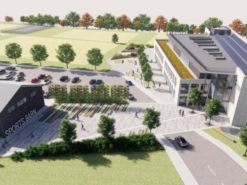 Cheadle College campus redevelopment celebrates structural completion