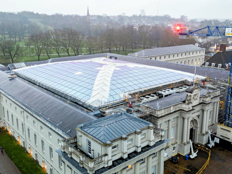 Willmott Dixon Interiors delivering £12m roof works at National Maritime Museum
