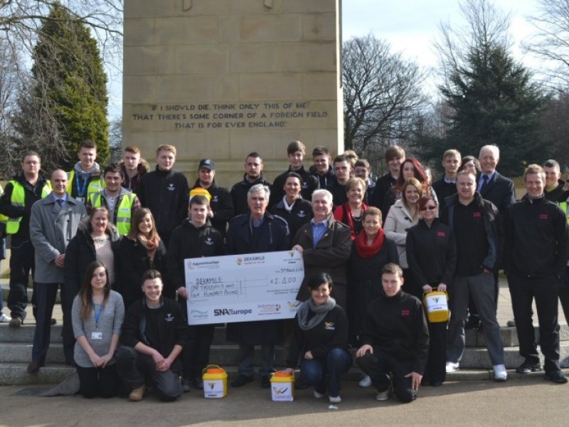 Rotherham apprentices go the extra mile for Dekamile