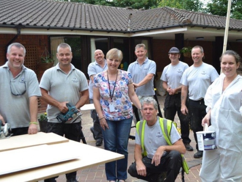 Willmott Dixon donate skills at children’s hospice in Birmingham