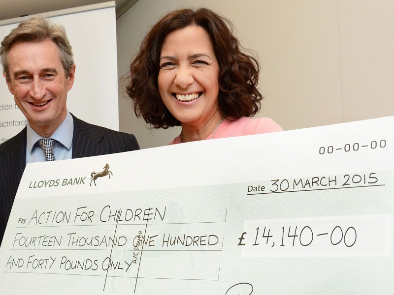 Major donation for Action for Children